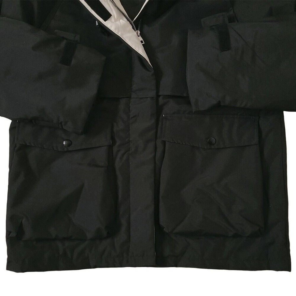 NAP Hooded Drawstring Duck Down Parka Women Large - Picture 7 of 11
